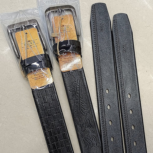 Men's Side Clip Rubber Automatic Fashion Casual Glue Belts