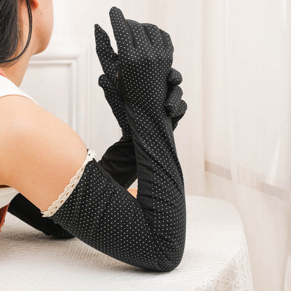 Women's Cycling Thin Touch Screen Ice Silk Gloves