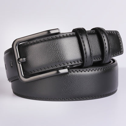 Men's Leather Pin Buckle Cowhide Casual Belts