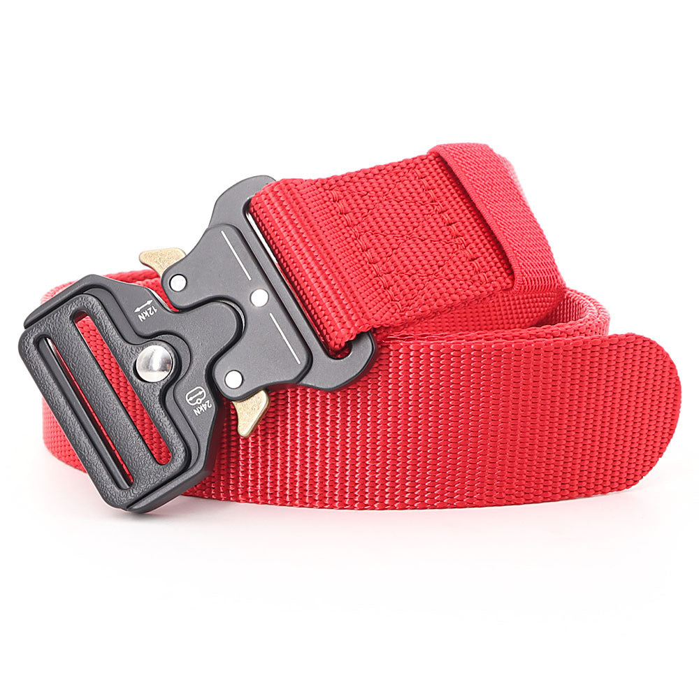 Women's & Men's Outdoor Camouflage Tactical Alloy Canvas Nylon Belts