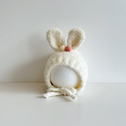 Born Hat Woolen Rabbit Ears Boy Kids' Headwear