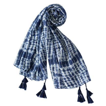 Style Yunnan Travel Printing Cotton Linen Scarfs