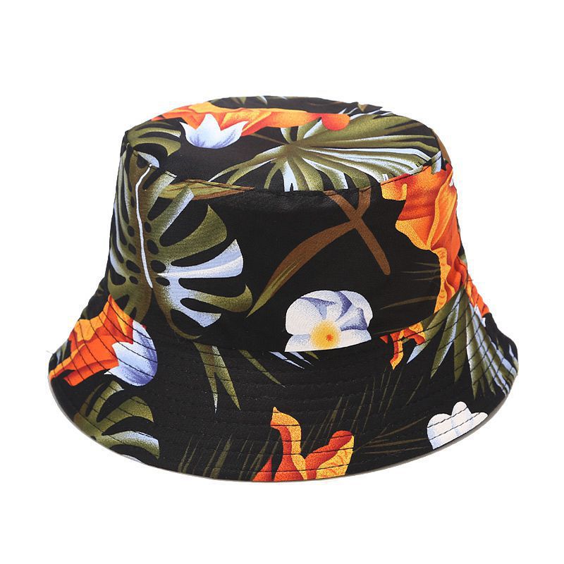 Women's Printed Double-sided Sun Summer Outdoor Travel Hats & Caps