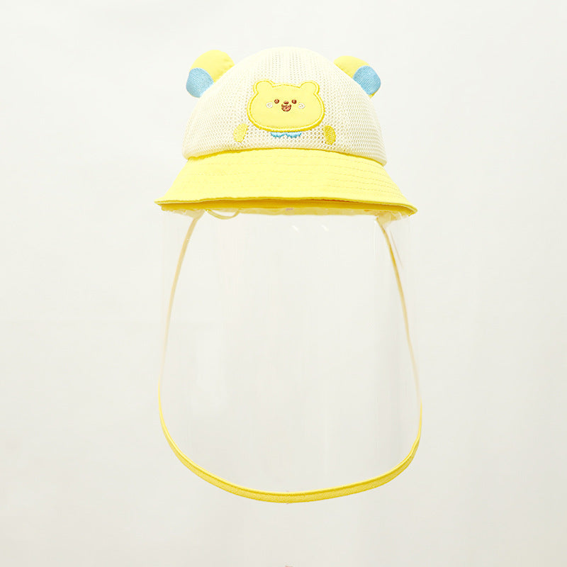 Children's Hat Protective Mask Bucket Male Female Kids' Headwear