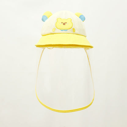 Children's Hat Protective Mask Bucket Male Female Kids' Headwear