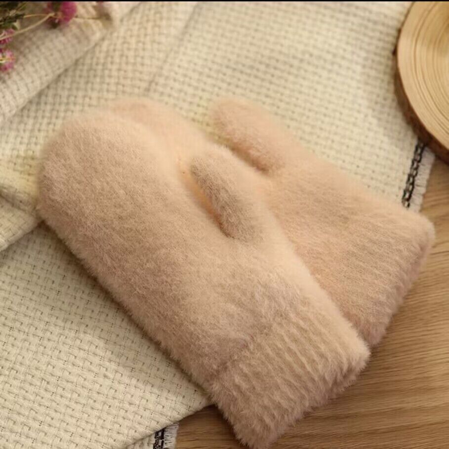 Women's Winter Fleece Lined Padded Warm Keeping Gloves