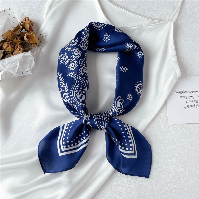 Attractive Style Small Silk Square Imitated Scarfs