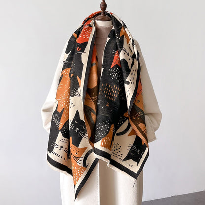 Warm Fashion Elegant Air-conditioned Room Shawl Scarfs