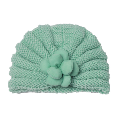 Children's Beanie Cute Three-dimensional Flower Knitted Hat Kids' Headwear