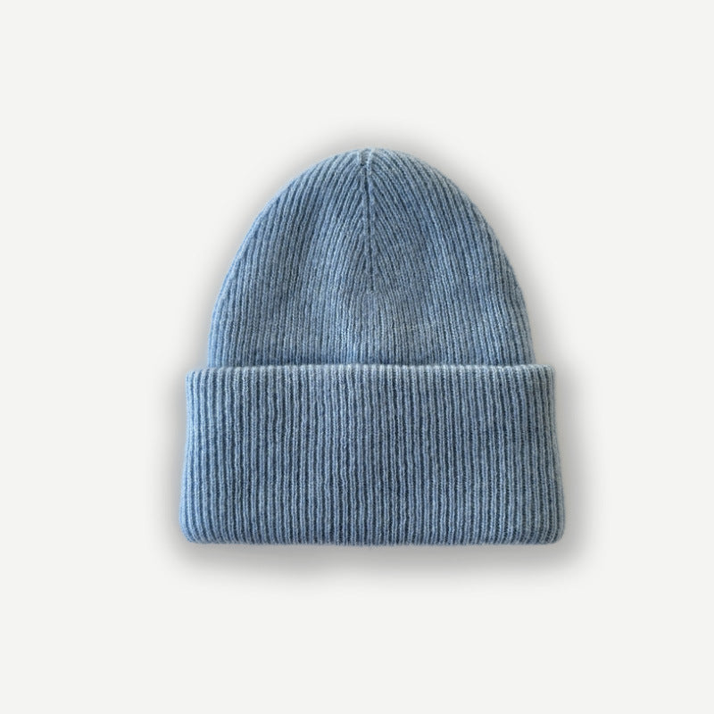 Women's Woolen Hat Double Layer Knitted Make Hats & Caps