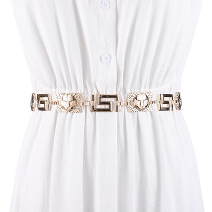 Women's Chain Dress Trendy Decoration With Suit Belts