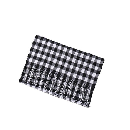 Women's & Men's Style Plaid Winter High-grade Artificial Cashmere Scarfs