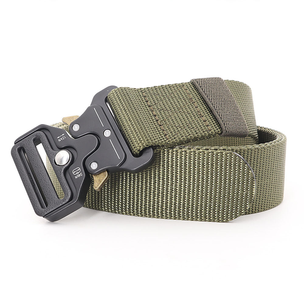 Women's & Men's Outdoor Camouflage Tactical Alloy Canvas Nylon Belts