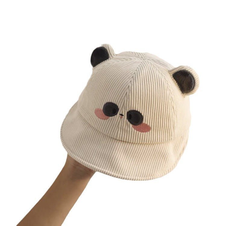 Cartoon Animal Semicircle Peaked Boys Casual Soft Brim Kids' Headwear