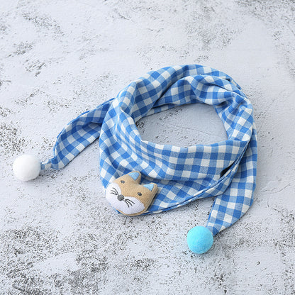 Children's Towel Color Polka Dot Pattern Double Scarfs