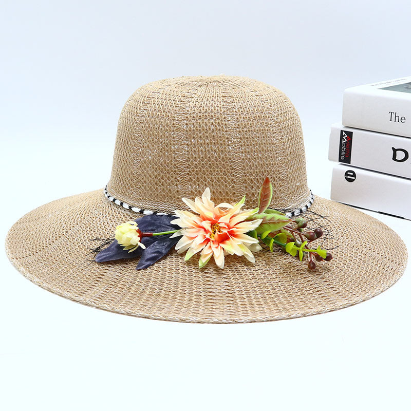 Women's Straw Hat Seaside Beach Versatile Fashion Hats & Caps