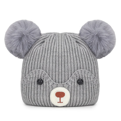 Children's Winter Keep Warm Hat Cute Boys Kids' Headwear