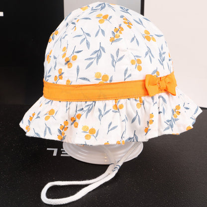 Children's Bucket Thin Korean Style Big Brim Kids' Headwear