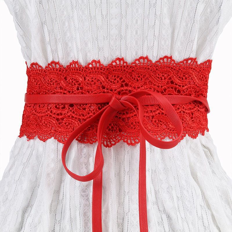 Women's Lace Bandage Girdle Clothing Accessories Retro Easy Matching Belts