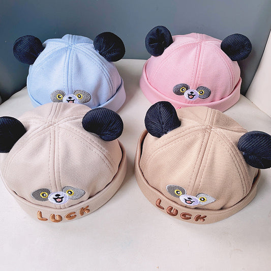 Children's Letter Chinese Landlord Hat Boys Princess Kids' Headwear