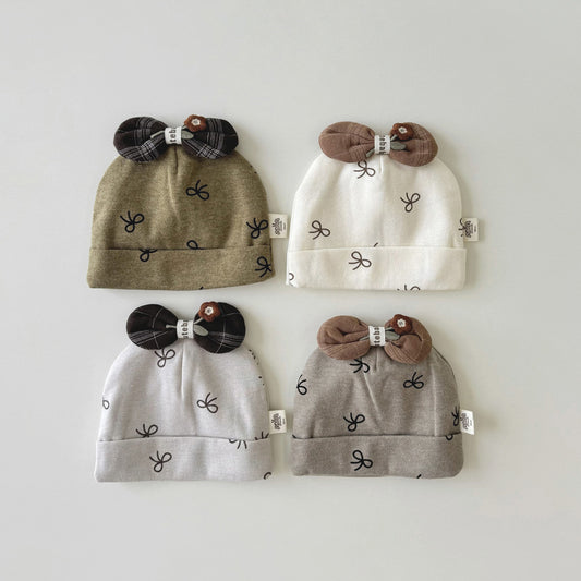 Cute Super Born Cotton Beanie Korean Style Kids' Headwear