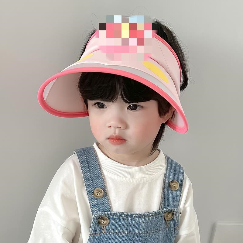 Children's Summer Hat Sun Protection Fashion Topless Kids' Headwear