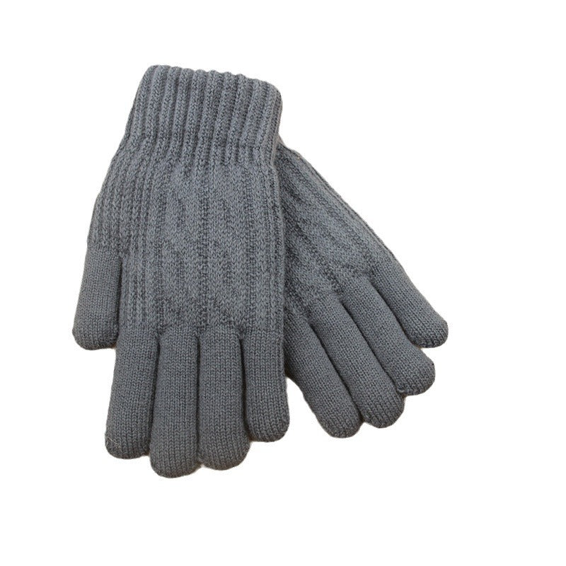 Men's Winter Warm Thickened Fleece Korean Outdoor Gloves