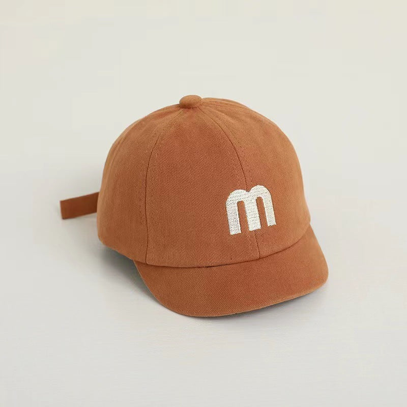 Children's Korean Style Boys Letter Label Baseball Kids' Headwear