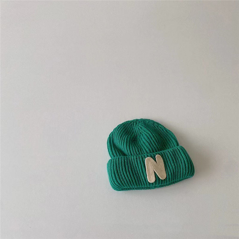 Children's Hat Boys Fashion Letters Skullcap Medium Kids' Headwear