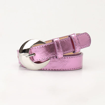 Women's Moon Sier Fashionable Simple Korean Style Belts