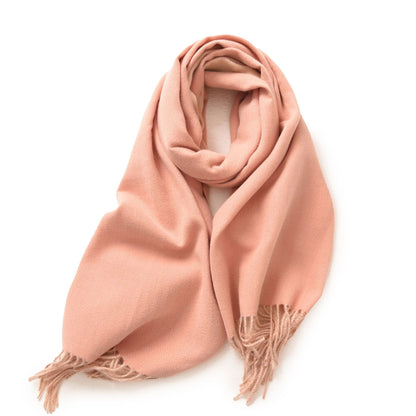 Women's Double-sided Solid Color Macaron Winter Fashion Scarfs