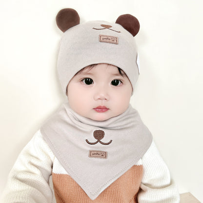 Women's & Men's Bear Son Leather Tag Born Fetal Kids' Headwear