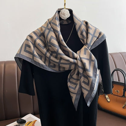 Women's Style Shawl Neck Protection Outer Wear Scarfs