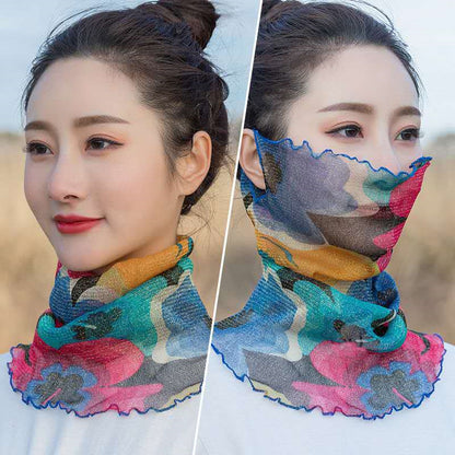 Women's Pullover Summer Thin Type Sunscreen Veil Variety Scarfs