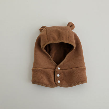 Ears Hooded Suit Hat Thickened Polar Kids' Headwear