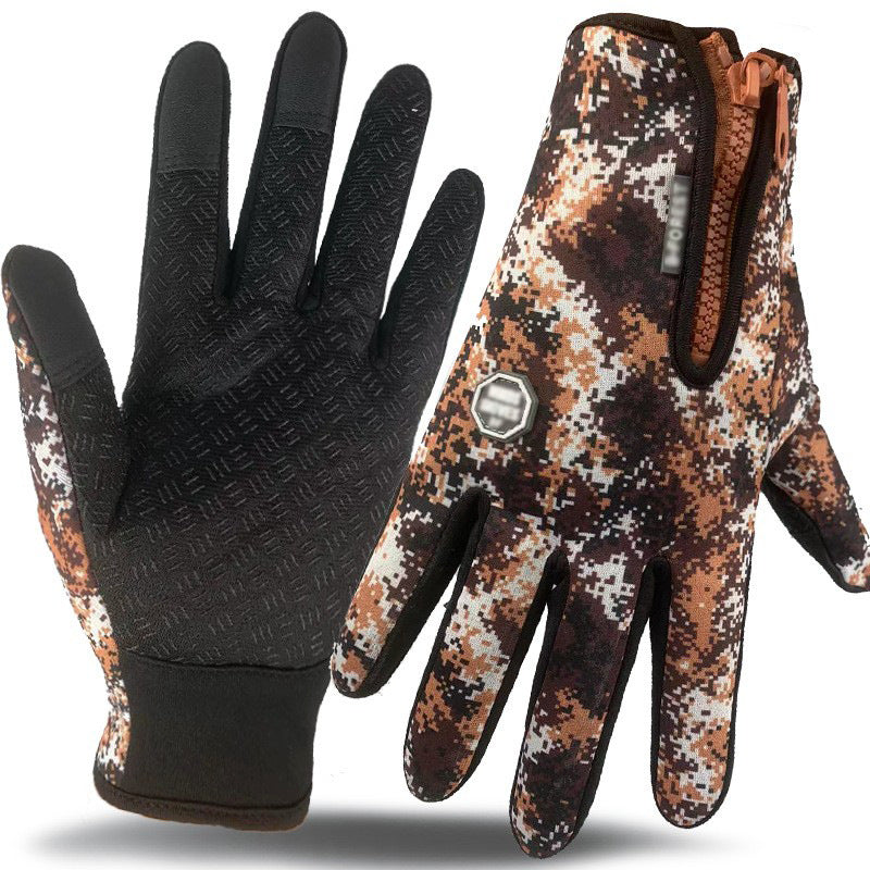 Women's & Men's Ski Touch Screen Riding Fleece Outdoor Keep Gloves