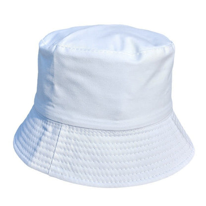 Children's Cotton White Bucket Hat Special Adult Kids' Headwear