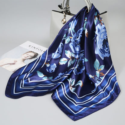 Large Kerchief Printed Female Mother's Outer Scarfs