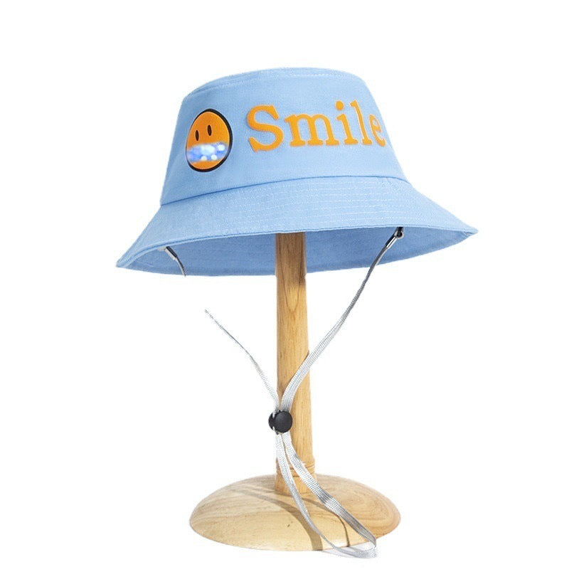 Children's Head Circumference Bucket Adjustable Wind Proof Kids' Headwear