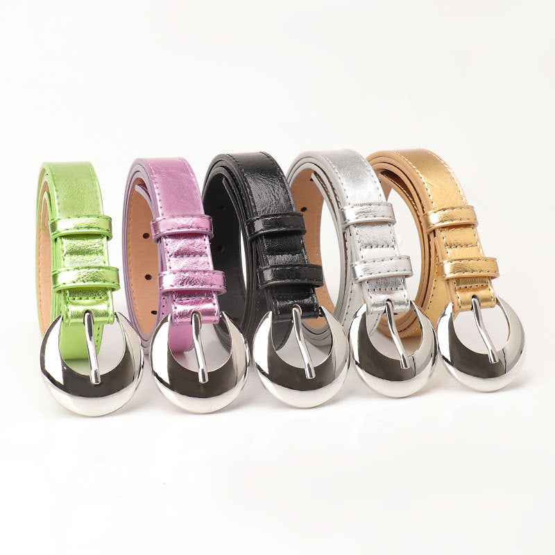 Women's Moon Sier Fashionable Simple Korean Style Belts