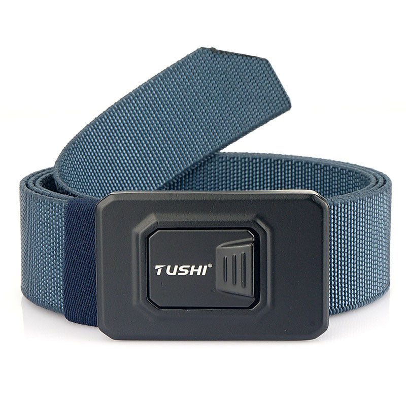 Men's Aluminum Alloy Release Buckle Tactical Nylon Belts