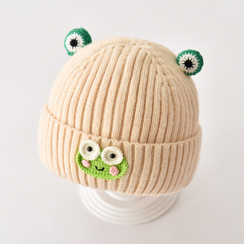 Hat Knitted Cute Super Korean Woolen Kids' Headwear