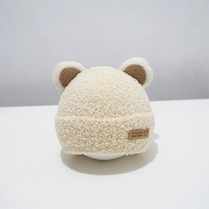 Winter Korean Style Boys Plush Bonnet Knitted Kids' Headwear