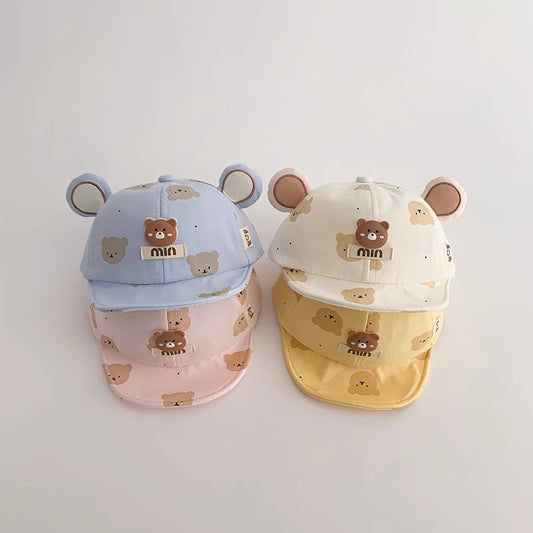 Autumn South Hat Boy Cute Bear Soft Kids' Headwear