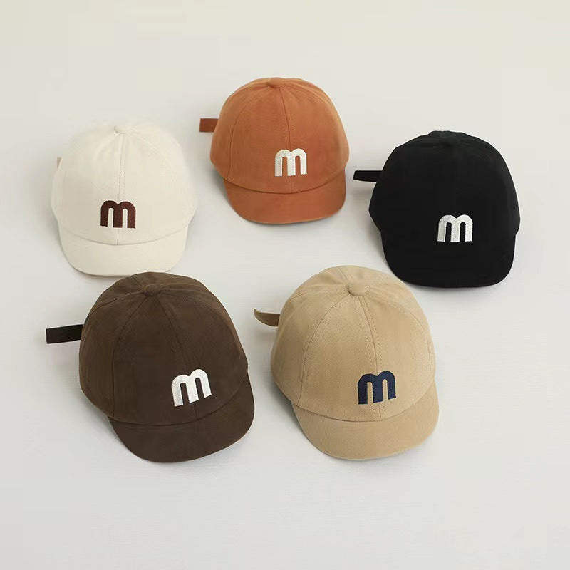 Children's Korean Style Boys Letter Label Baseball Kids' Headwear