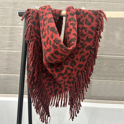 Women's High-grade Wool Triangular Binder Shawl Retro Scarfs