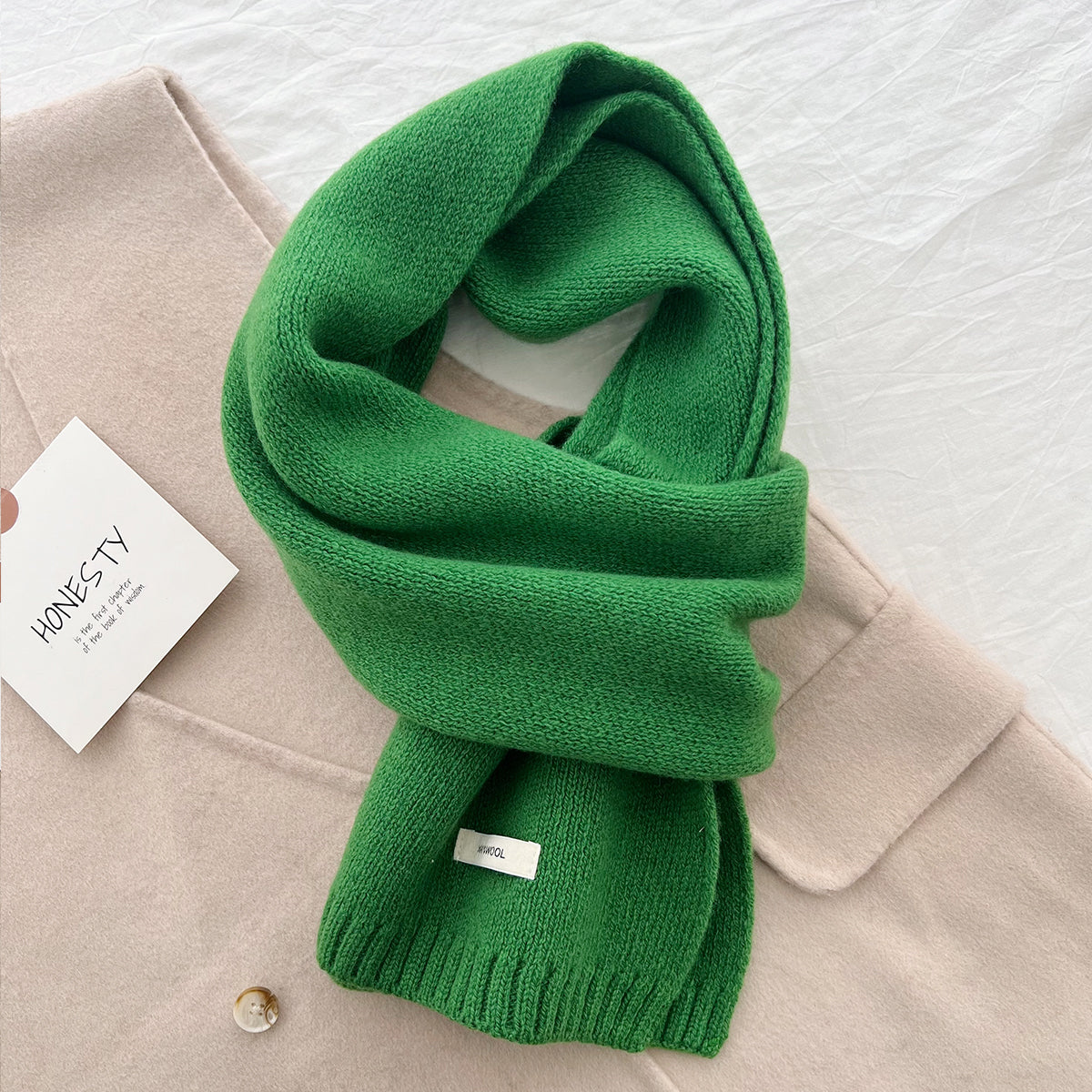 Women's & Men's Selected Australian Pure Cotton Wool Color Scarfs