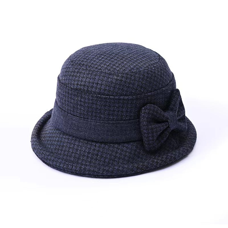 Hat Female Mother Woolen Basin Thickened Hats & Caps