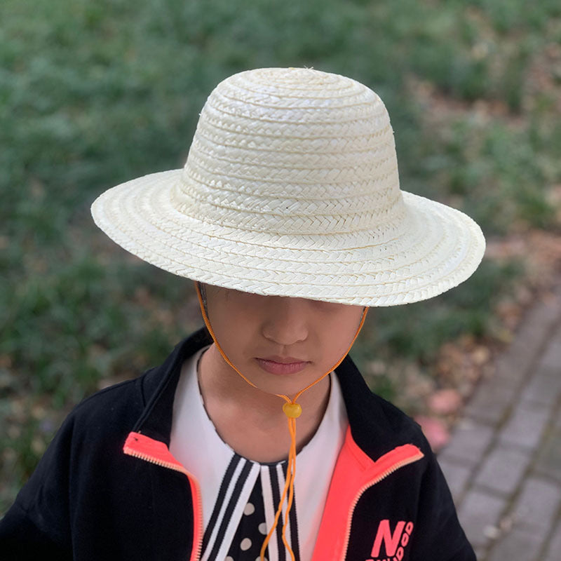 Children's Wheat-straw Hat Environmental Protection Boys Beach Kids' Headwear