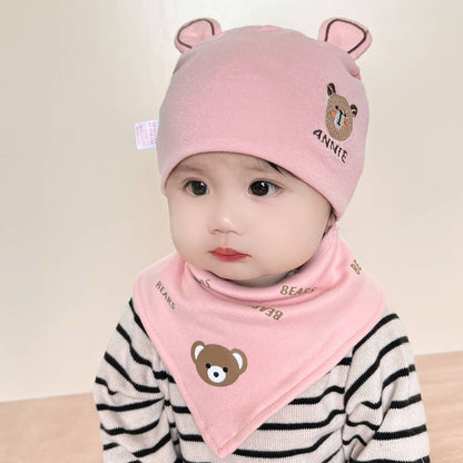 Cartoon Bear Hat Months Sleeve Infant Kids' Headwear